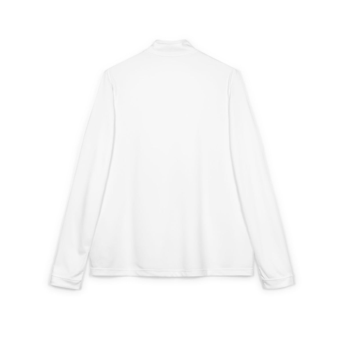 Embroidered Quarter-Zip Pullover – White Performance Adidas Style