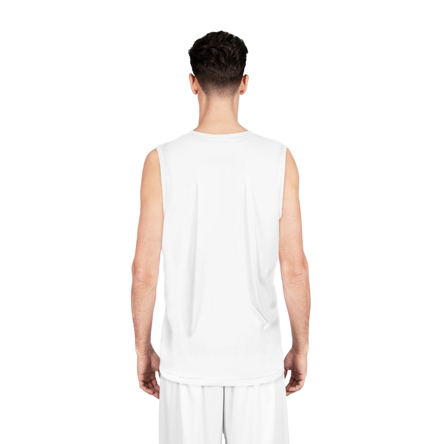 Muscle Power Basketball Jersey – Athletic Sleeveless Tank with Biceps Logo