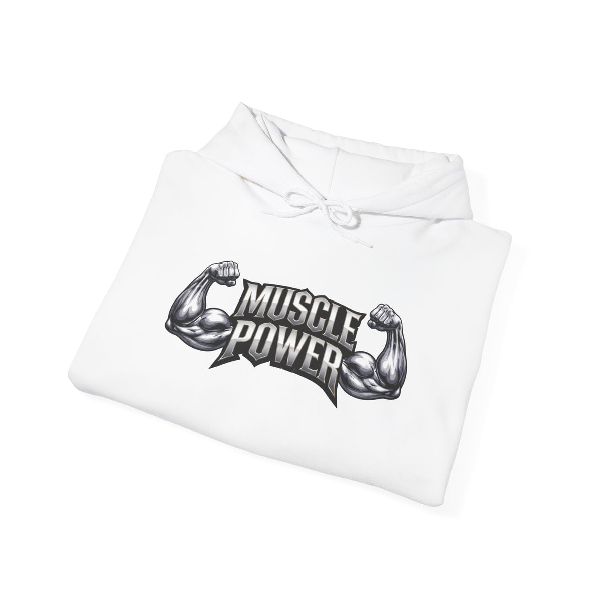 Minimal White Hoodie — Subtle Embossed Design Hooded Sweatshirt