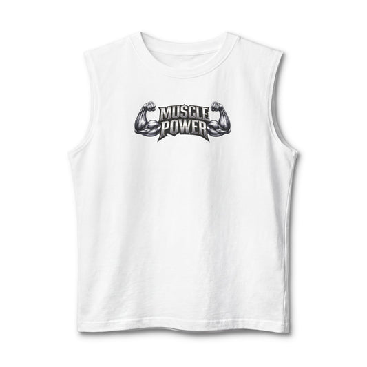 Muscle Power Tank Top — Gym Workout Sleeveless Tee