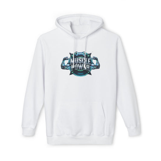 Muscle Power Hoodie — Graphic Gym Workout Pullover