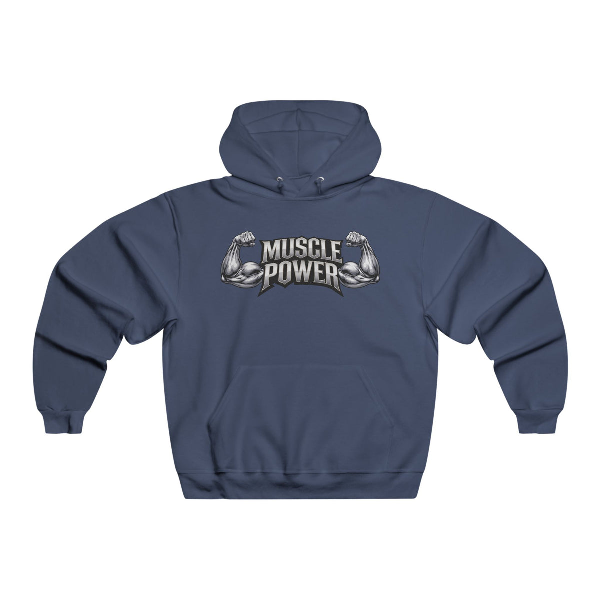Muscle Power Hoodie — Men’s Gym Strength Pullover