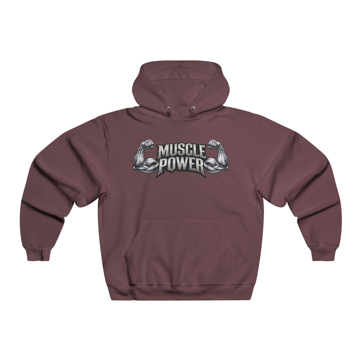 Muscle Power Hoodie — Men’s Gym Strength Pullover