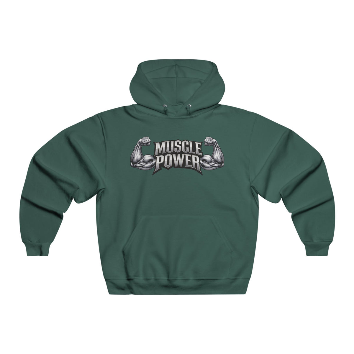 Muscle Power Hoodie — Men’s Gym Strength Pullover