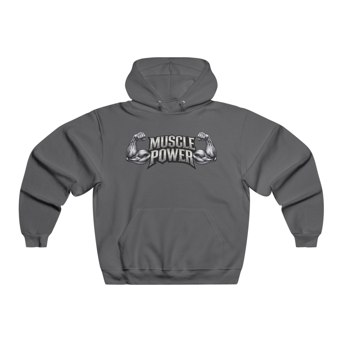 Muscle Power Hoodie — Men’s Gym Strength Pullover