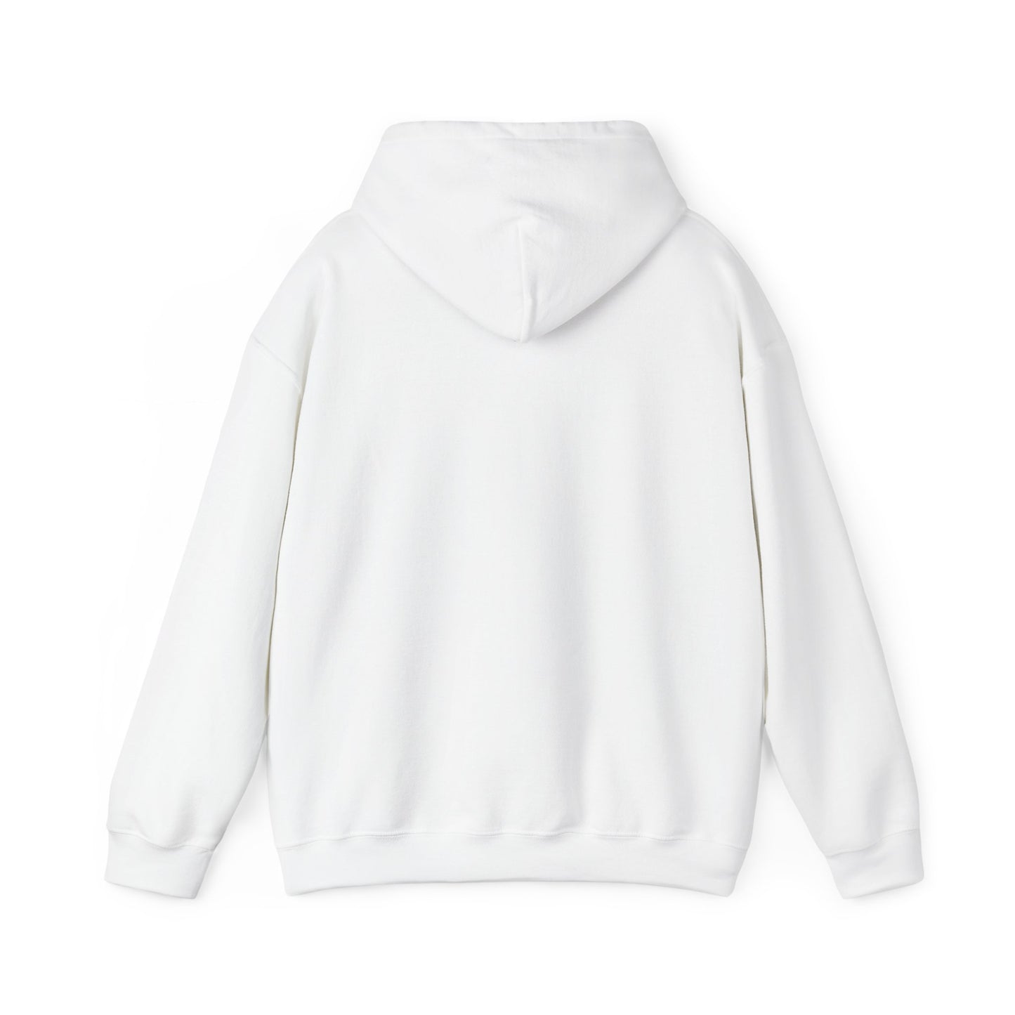 Minimal White Hoodie — Subtle Embossed Design Hooded Sweatshirt