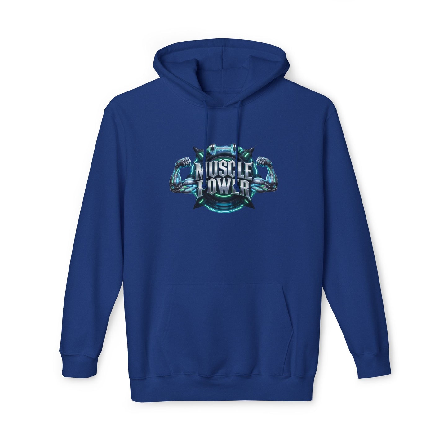 Muscle Power Hoodie — Graphic Gym Workout Pullover
