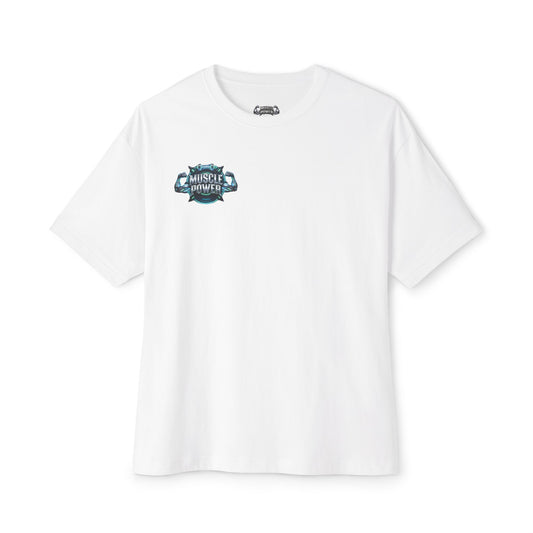 Muscle Power Tee — "Strength Through Christ" Christian Fitness Graphic Shirt