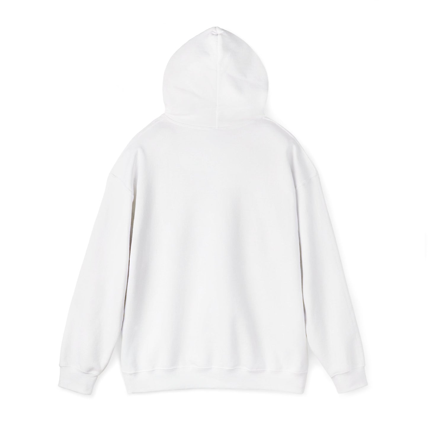 Minimal White Hoodie — Subtle Embossed Design Hooded Sweatshirt