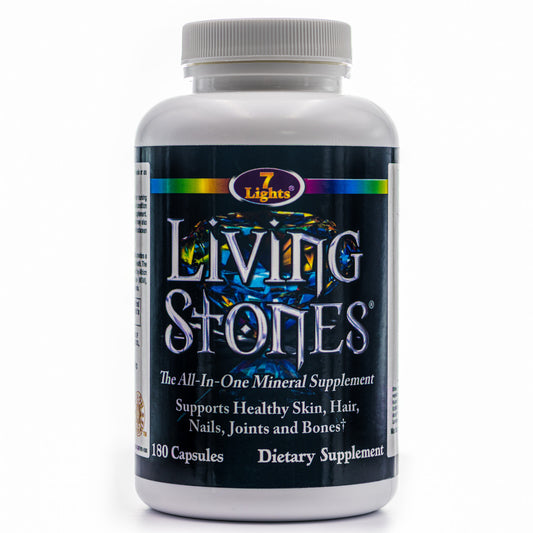 LIVING STONES - FULL SPECTRUM MINERALS (180 V-CAPS - 30-DAY SUPPLY)