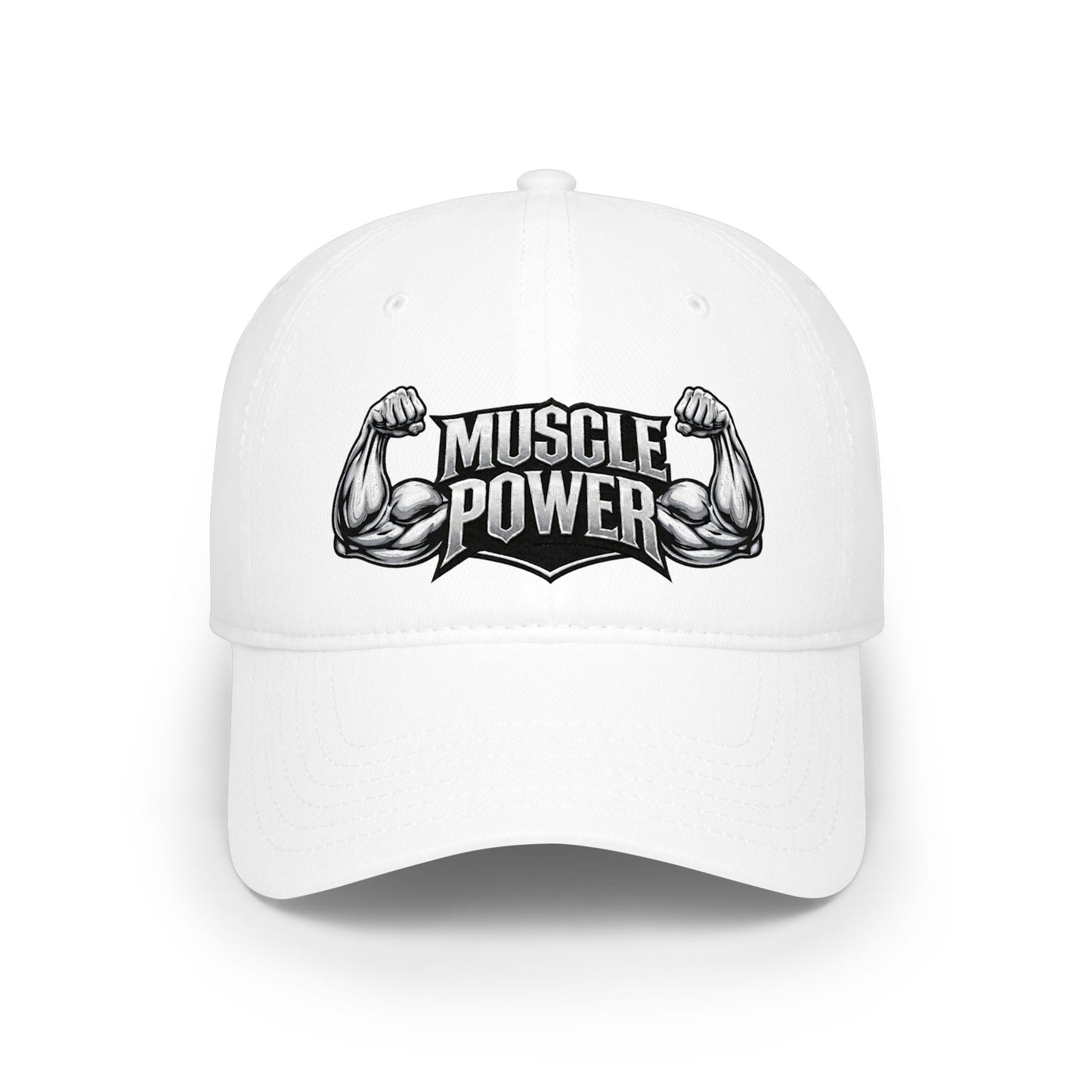 Muscle Power Baseball Cap — Athletic Gym Fitness Hat