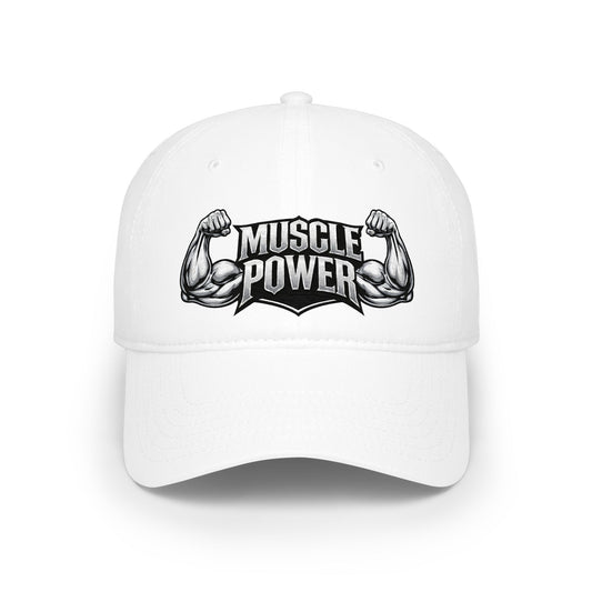 Muscle Power Baseball Cap — Athletic Gym Fitness Hat