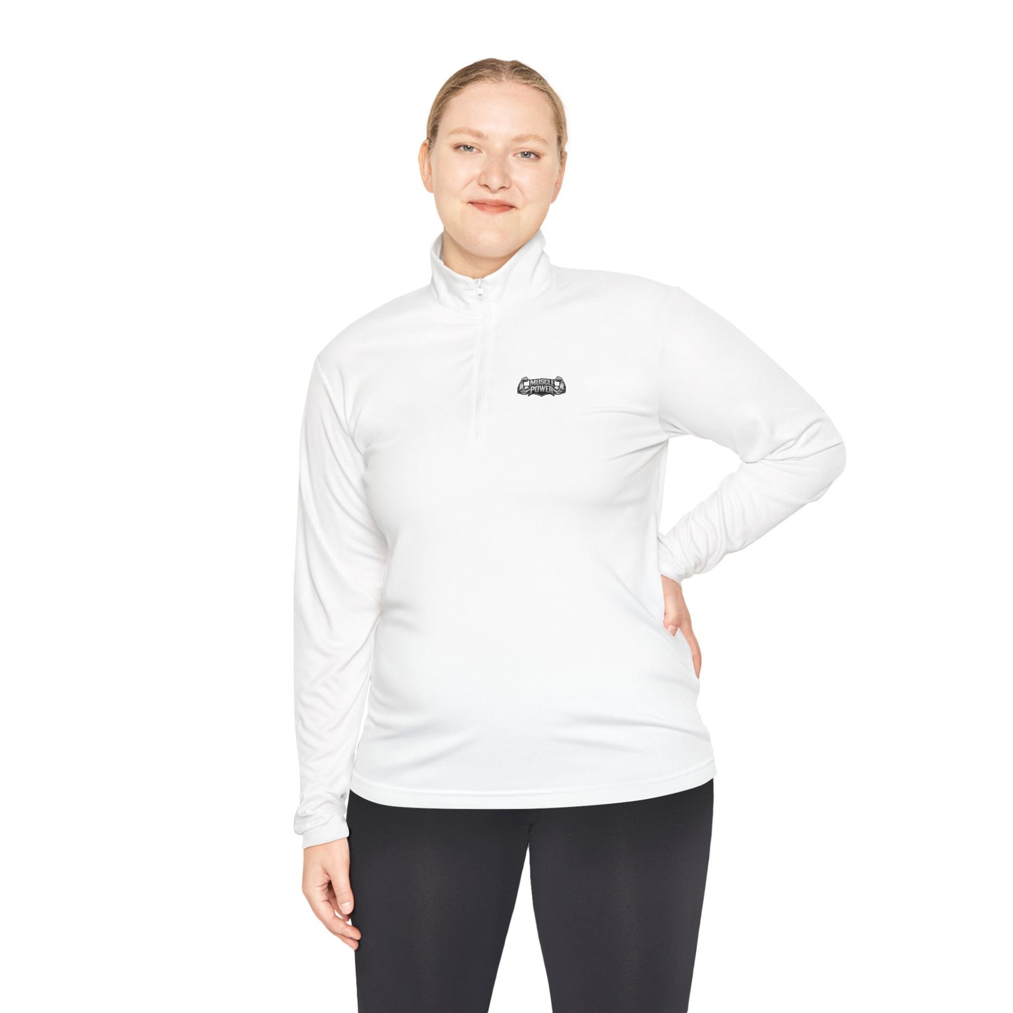 Retro Camper Quarter-Zip Pullover – Small Chest Graphic