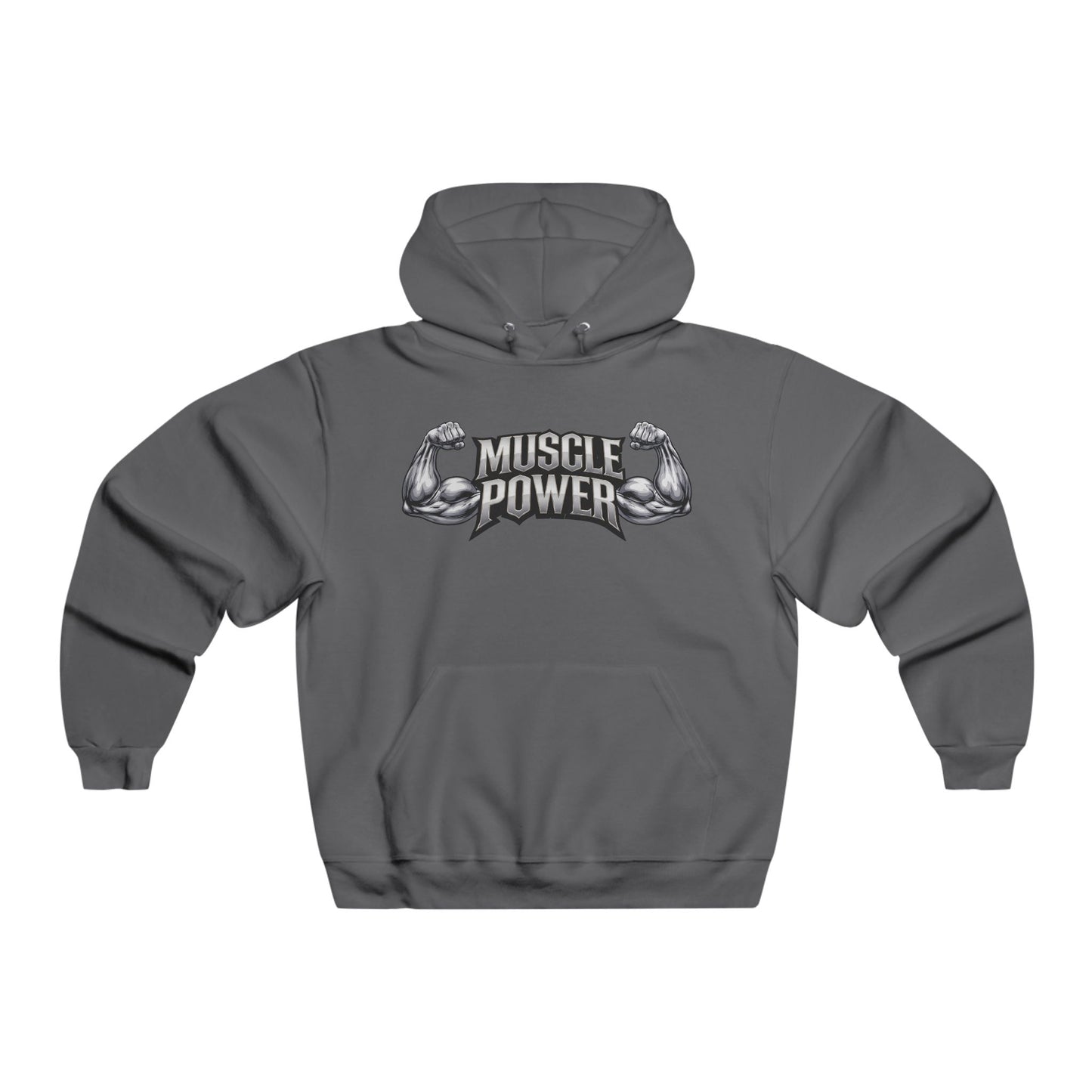 Muscle Power Hoodie — Men’s Gym Strength Pullover