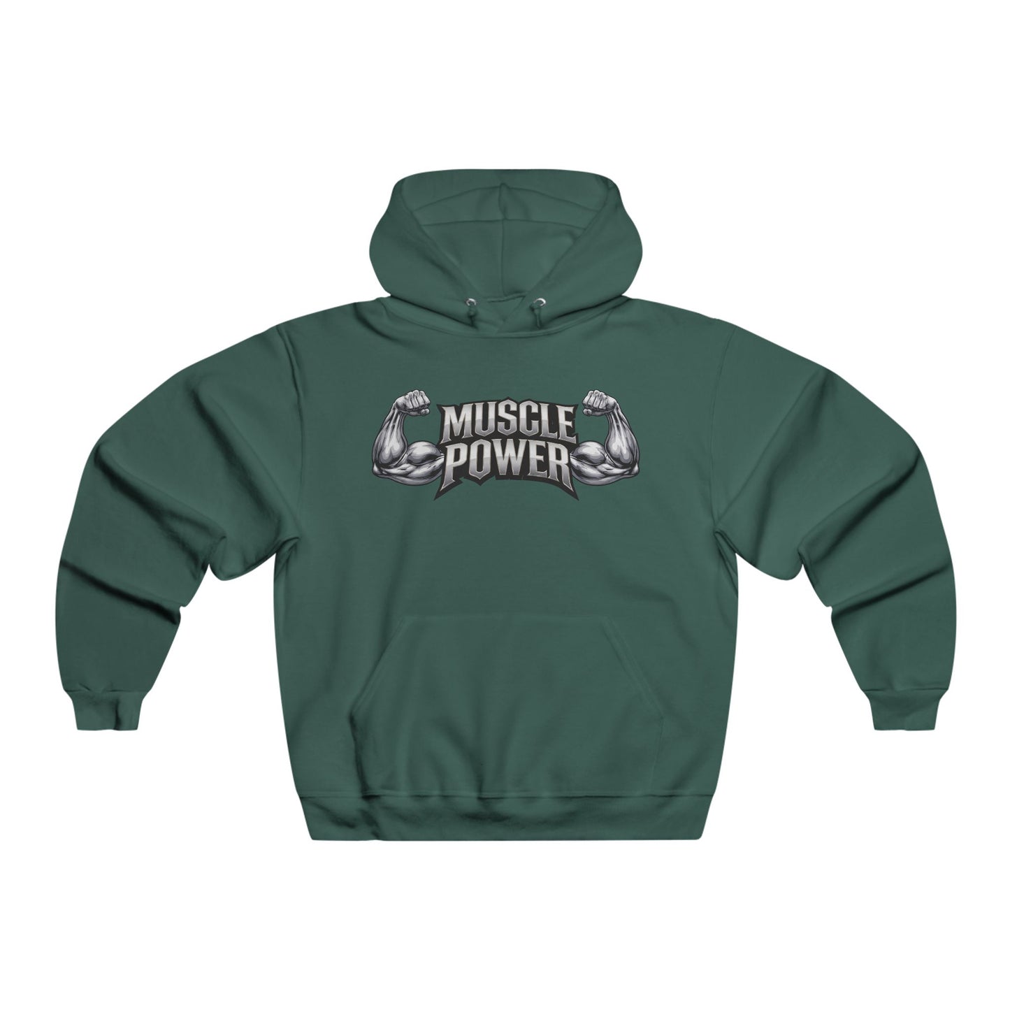 Muscle Power Hoodie — Men’s Gym Strength Pullover