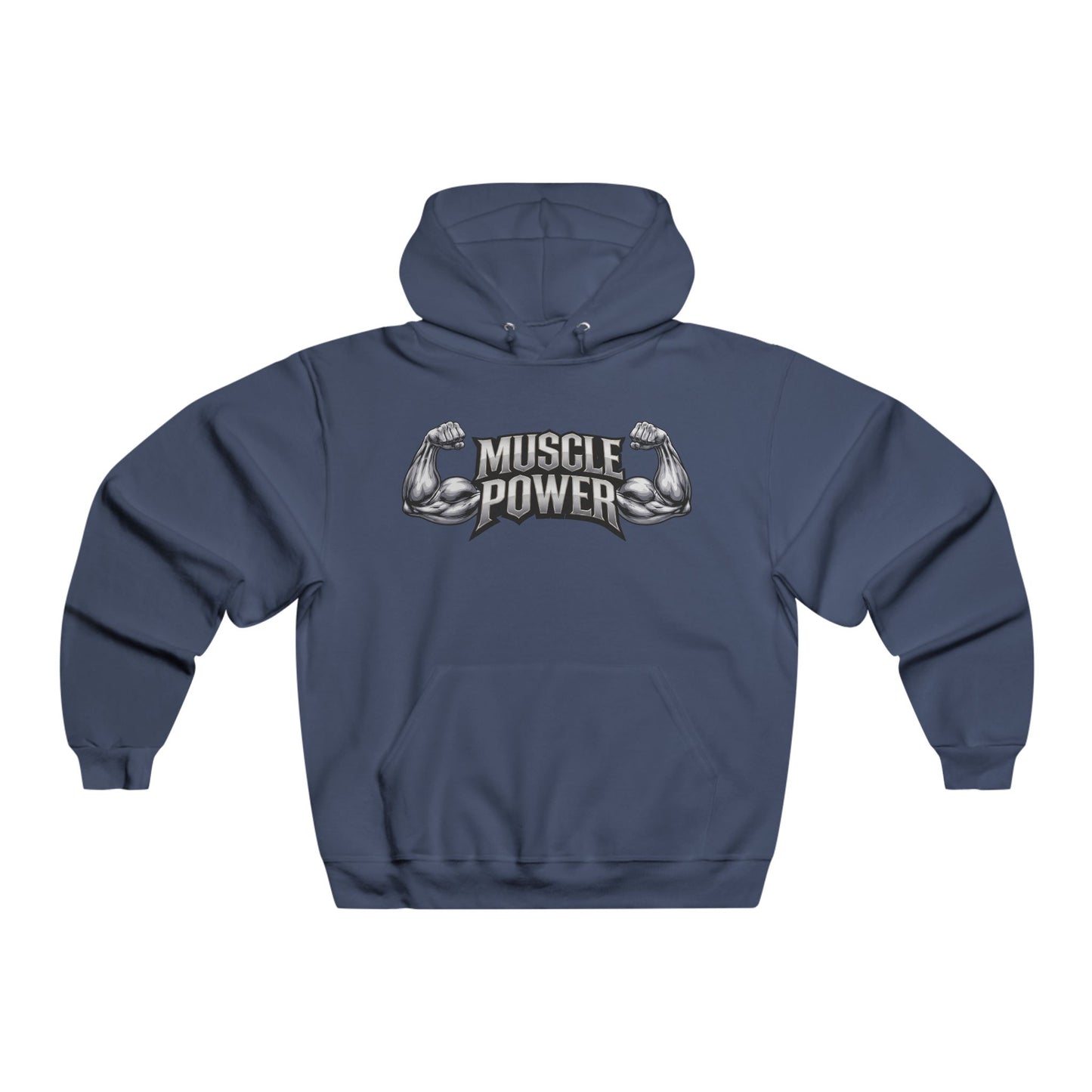 Muscle Power Hoodie — Men’s Gym Strength Pullover