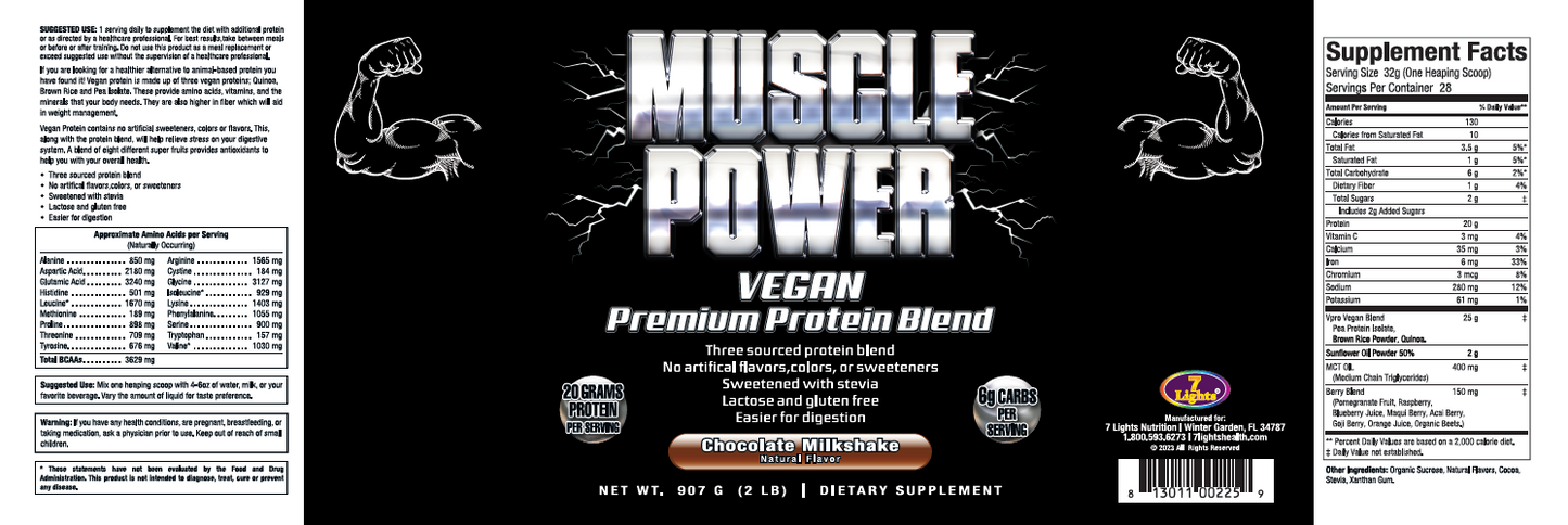 MUSCLE POWER (2 LB CHOCOLATE)