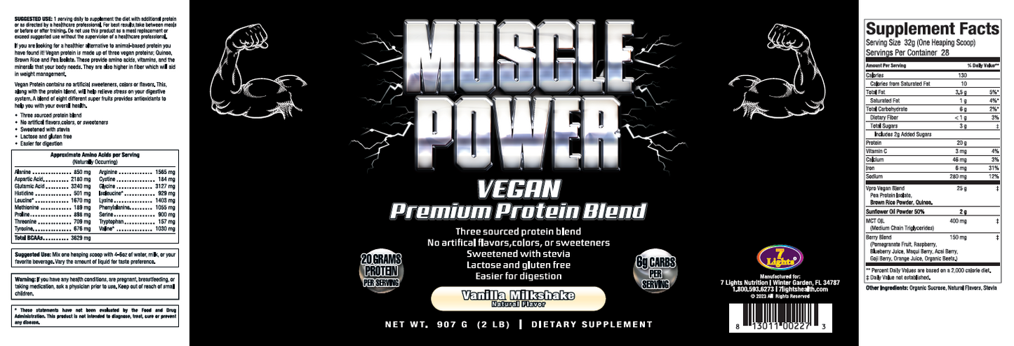 MUSCLE POWER (2 LB VANILLA)