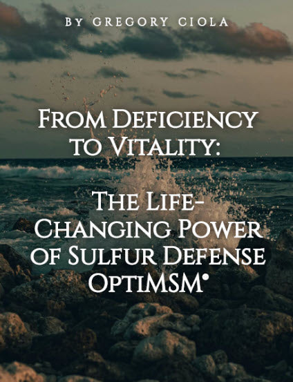 THE LIFE CHANGING POWER OF SULFUR DEFENSE OptiMSM®